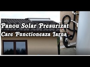 Pressurized Panel with BOILER THAT WORKS IN WINTER. Installation details and useful tips!