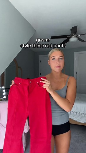 f marry or kill the red pants #grwm #outfit #fitcheck #fashion #style #beauty