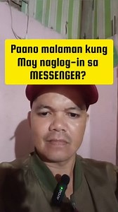 686 reactions · 62 shares | Paano malaman kung may naka login sa messenger? #henrytorrescaballerogalon #fypviralシ #tips #tutorial | Henry Torres Caballero Galon | Facebook