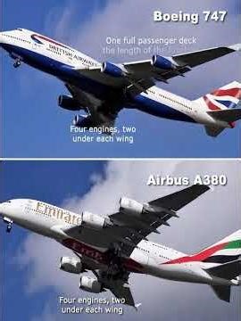 Boeing 747 vs Airbus A380 | Ultimate Jumbo Jet Showdown ✈️