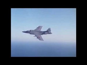 Royal Navy Buccaneer S-2 landing on the HMS Ark Royal (R09)