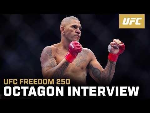 Alex Pereira Octagon Interview | UFC Freedom 250