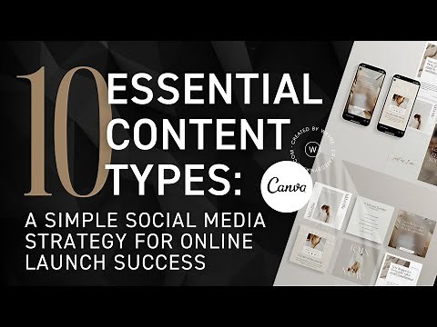 10 Essential Content Types: Simplify Your Social Media Strategy for Launch Success 🚀