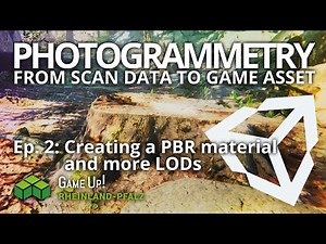 Photogrammetry Tutorial: Substance to Unity - From Scan Data to Game Asset - PBR Materials