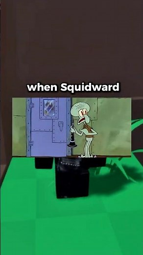 Squidward Sees the Past and Future in Bikini Bottom #robloxrant #roblox #shorts