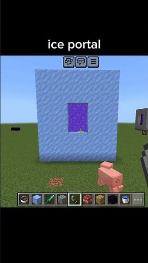 ice portal #minecraft
