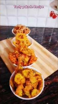 Tasty 4 Different Style pakode Recipe#pakode#cooking#viral#tranding#shorts#komalHomekitchenstyle