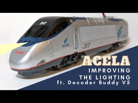 Re-wiring the Acela (again)! - Decoder Buddy, LEDs, and Sound