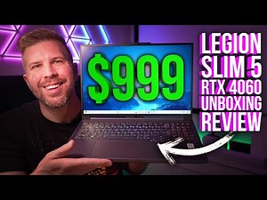 Legion Slim 5 Unboxing Review! Thin and just as Powerful? 10+ Game Benchmarks, Display Test, More!
