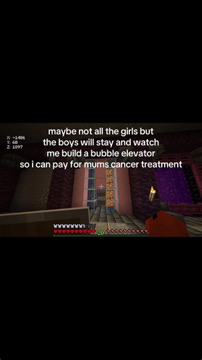 trying to hit 10k thank you for all the kind words. #minecraft #cancer #help #minecraftgameplay #fyp