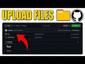 How to UPLOAD Files to GitHub | Add Files & Folders to a Repository