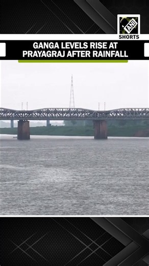 Ganga and Yamuna water levels rise at Prayagraj after heavy rainfall, affecting Sangam bathing