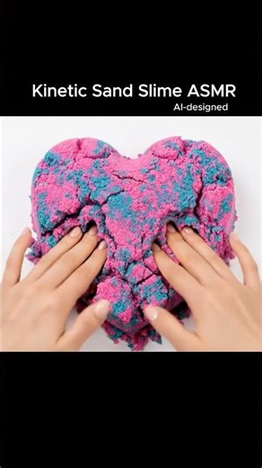 Sand Slime ASMR 💗 Crunchy Yet Soft Pressing