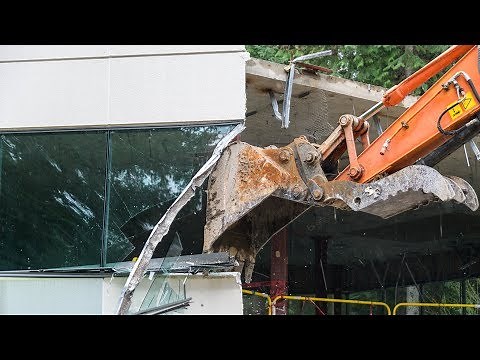 Microsoft begins demolition of its original campus buildings