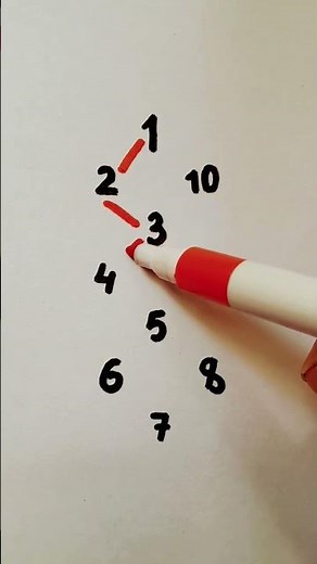 draw a checkered path with numbers #tutorial