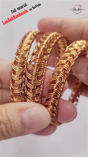 Lan Anh Handmade on Instagram: "Cuff bracelet - Free tutorial here https://youtu.be/U3butt_jTWw"