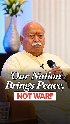 ‘India's Rise Brings Peace, Not Dictators or War’: RSS Chief Mohan Bhagwat Addresses Global Fears
