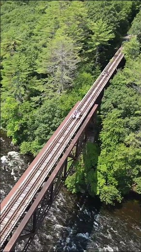 Revolution Rail's Rail Biking Hadley Run: 7 Miles of Scenic Adventure Near Lake George