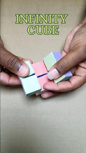 DIY Infinity Cube from Cardboard! �✨ | Easy Craft Idea