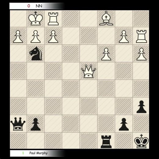 Morphy’s Genius 😱 | Paul Morphy vs NN 1857