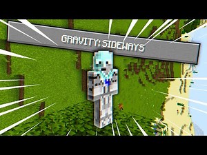 Minecraft but GRAVITY is SIDEWAYS