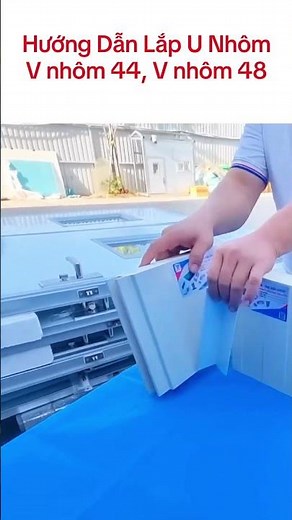 Hướng Dẫn Lắp U Nhôm V nhôm 44, V nhôm 48 #panelthinhphat #thicongpanel #lapghep #panel