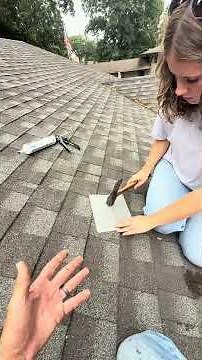 DIY roof repair,￼ with Emma! (Method 3)