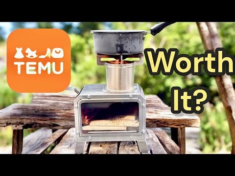 Temu Bushcraft Stove Review | Budget Camp Cooking Test