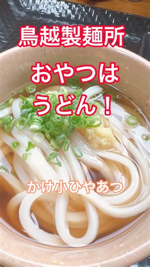 【うどん】鳥越製麺所に寄り道！おやつはかけうどん！#鳥越#讃岐うどん #さぬきうどん #製麺所# かけうどん#ひやあつ#飯テロ