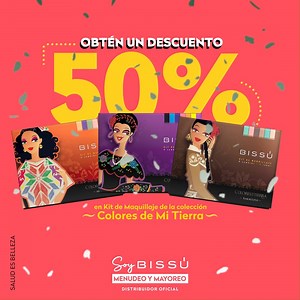 1.7K views · 200 reactions |  ¡Prepárate para las fiestas patrias!  Compra un primer para rostro, un contorneador o una de nuestras nuevas paletas para rostro y llévate cualquier Kit de maquillaje “Colores de mi Tierra” con un  50% de descuento 朗 #descuento #ÁrmateDeColor #Bissú #Tlalnepantla #Edomex #soybissu #septiembre #BissúTricolor | Soy Bissú | Facebook