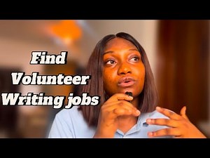 4 sites to find volunteer writing jobs