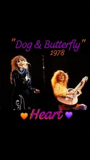 "Dog & Butterfly" 1978 💜 Heart #70srock #music #heart