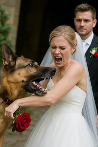 3.8K views · 14 reactions | As the bride smiled and reached for her groom’s hand, the dog suddenly lunged and bit her — and when the groom realized the reason behind it, he stopped the ceremony on the spot. | Viral states | Facebook