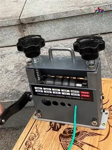 14K views · 35 reactions | Hand-cranked wire stripping machine | A&G Gallery | Facebook