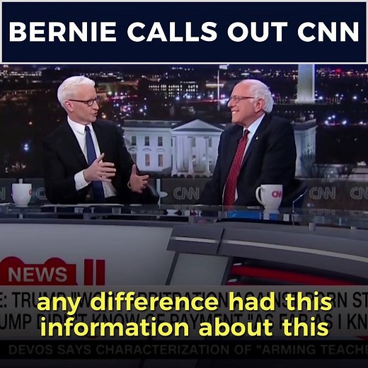 1.1M views · 36K reactions | I couldn’t resist a chance to ask that CNN talk about the real issues affecting the American people. | U.S. Senator Bernie Sanders | Facebook