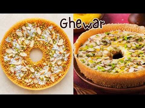 Ghewar Recipe | Crispy & Delicious Traditional Rajasthani Sweet | Easy Homemade Ghevar