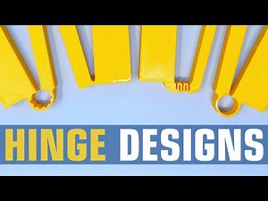 5 Living Hinges for Mass Production 3D Printing