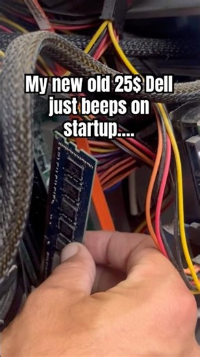 My 25$ computer fails and beeps on startup until this.. #tech #shorts #ram #fyp #fy #ytshorts #short