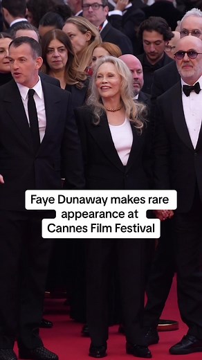 The legend herself, #FayeDunaway made a rare red carpet appearance at the #CannesFilmFestival alongside her son, #LiamDunaway and director #LaurentBouzereau. Bouzereau directed Faye Dunaway’s documentary, “Faye,” about the star’s pivotal life moments. #Cannes