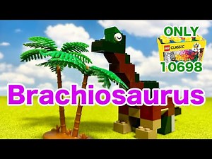 Dino World Unleashed! 🦕 Build a Brachiosaurus with LEGO Classic 10698 - Fun & Easy Tutorial!