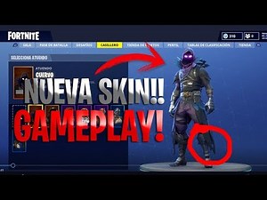 ASI LUCE LA SKIN DE CUERVO!!-JUGANDO CON LA NUEVA SKIN!!-FORTNITE!