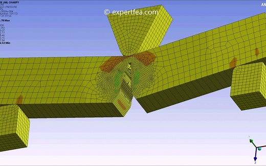 基于Johnson - Cook方法的冲击仿真断裂模拟