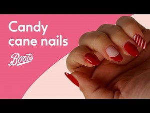 How to do candy cane nails | Boots UK