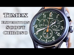 Timex expedition scout chrono TW4B04400 review