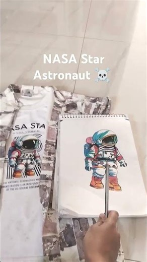 NASA star astronaut drawing 😀