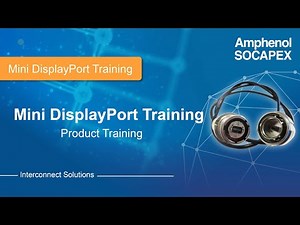 MiniDisplayPort connector training
