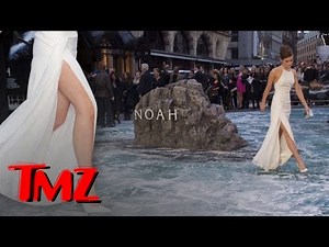 Emma Watson Stunning At Noah Premiere | TMZ