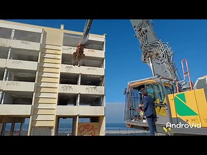 Vidéo. Immeuble Le Signal à Soulac : les premières images de la démolition