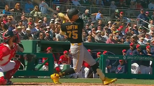 Top prospect Konnor Griffin crushes pair of homers vs. Red Sox