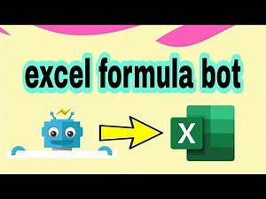 excel formula bot